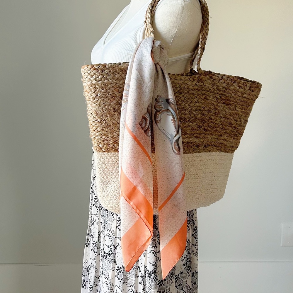 Seashell Satin Scarf